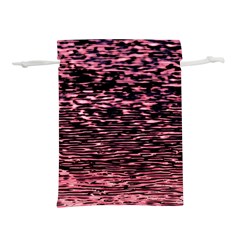 Pink  Waves Flow Series 11 Lightweight Drawstring Pouch (m) by DimitriosArt