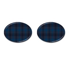 Checks Cufflinks (oval) by Sparkle