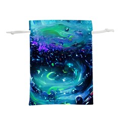 Blue Galaxy Lightweight Drawstring Pouch (m) by Dazzleway