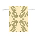 Abstract pattern geometric backgrounds   Lightweight Drawstring Pouch (L) Back