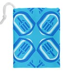 Abstract pattern geometric backgrounds   Drawstring Pouch (4XL) Back