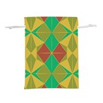 Abstract pattern geometric backgrounds   Lightweight Drawstring Pouch (S) Back
