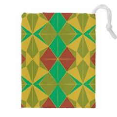 Abstract Pattern Geometric Backgrounds   Drawstring Pouch (4xl) by Eskimos