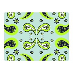 Floral Pattern Paisley Style  Double Sided Flano Blanket (mini)  by Eskimos
