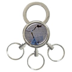 Classic Blue 3-ring Key Chain by DimitriosArt