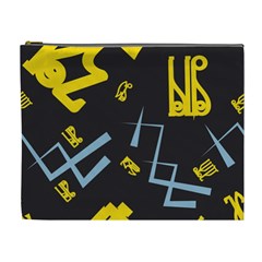 Abstract Pattern Geometric Backgrounds   Cosmetic Bag (xl) by Eskimos