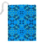 Abstract pattern geometric backgrounds   Drawstring Pouch (5XL) Back
