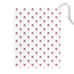Weird Fantasy Bird Drawing Motif Pattern Drawstring Pouch (5xl) by dflcprintsclothing