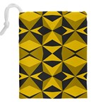 Abstract pattern geometric backgrounds   Drawstring Pouch (5XL) Back