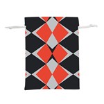 Abstract pattern geometric backgrounds   Lightweight Drawstring Pouch (S) Front