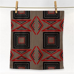 Abstract Pattern Geometric Backgrounds   Face Towel by Eskimos