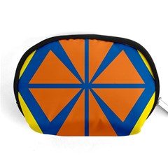 Abstract Pattern Geometric Backgrounds   Accessory Pouch (medium) by Eskimos