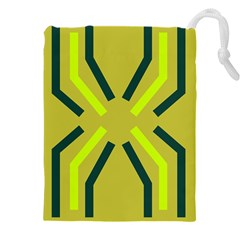 Abstract Pattern Geometric Backgrounds   Drawstring Pouch (5xl) by Eskimos
