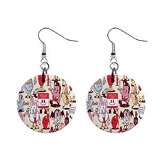 Retro Food Mini Button Earrings by Sparkle