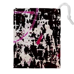 Chaos At The Wall Drawstring Pouch (5xl) by DimitriosArt