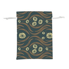 Folk Flowers Print Floral Pattern Ethnic Art Lightweight Drawstring Pouch (s) by Eskimos