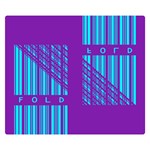 Fold At Home Folding Double Sided Flano Blanket (Small)  50 x40  Blanket Back