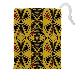 Abstract Pattern Geometric Backgrounds   Drawstring Pouch (5xl) by Eskimos