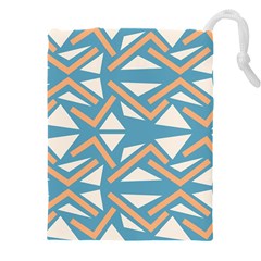 Abstract Geometric Design    Drawstring Pouch (5xl) by Eskimos