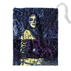 Glitch Witch Ii Drawstring Pouch (5xl) by MRNStudios