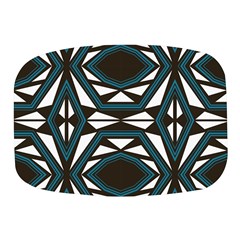 Abstract Pattern Geometric Backgrounds Mini Square Pill Box by Eskimos
