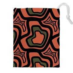 Abstract Pattern Geometric Backgrounds Drawstring Pouch (4xl) by Eskimos