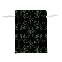 Folk Flowers Floral Art Print Flowers Abstract Art  Lightweight Drawstring Pouch (m) by Eskimos