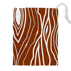 Wooden Texture Vector Background Drawstring Pouch (4xl) by Eskimos