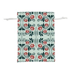 Folk Flowers Print Floral Pattern Ethnic Art Lightweight Drawstring Pouch (s) by Eskimos