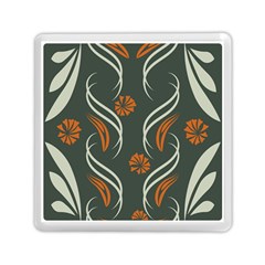 Folk Flowers Print Floral Pattern Ethnic Art Memory Card Reader (square) by Eskimos