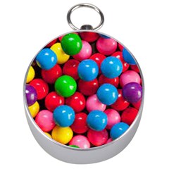 Bubble Gum Silver Compasses by artworkshop