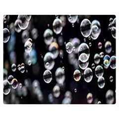 Bubble Double Sided Flano Blanket (medium)  by artworkshop