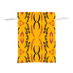Folk Flowers Print Floral Pattern Ethnic Art Lightweight Drawstring Pouch (s) by Eskimos