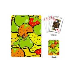 Fruit Food Wallpaper Playing Cards Single Design (mini) by Dutashop
