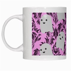 Pink Ghosts White Mug by NerdySparkleGoth