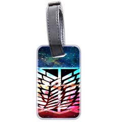 Attack On Titan Shingeki Galaxy Luggage Tag (two Sides) by artworkshop