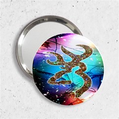 Browning Deer Glitter Galaxy 2 25  Handbag Mirrors by artworkshop