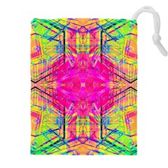 Kaleidoscopic Fun Drawstring Pouch (5xl) by Thespacecampers