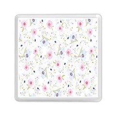 Pattern Flowers Memory Card Reader (square) by artworkshop