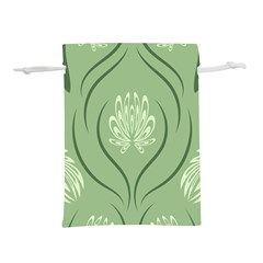 Folk Flowers Print Floral Pattern Ethnic Art Lightweight Drawstring Pouch (m) by Eskimos