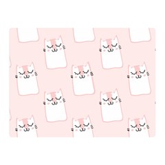 Fluffy Cat Pets Double Sided Flano Blanket (mini)  by artworkshop