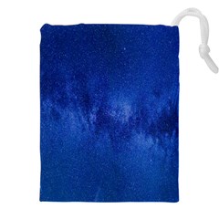 Milky Way Stars Night Sky Drawstring Pouch (5xl) by artworkshop