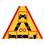 Gamer-geek-video-game-sign-fan Double Sided Flano Blanket (Large)  80 x60  Blanket Front