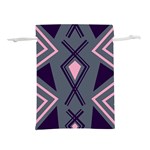Abstract pattern geometric backgrounds  Lightweight Drawstring Pouch (L) Front