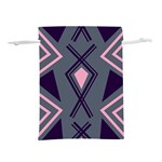 Abstract pattern geometric backgrounds  Lightweight Drawstring Pouch (L) Back