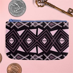 Abstract Pattern Geometric Backgrounds Large Coin Purse by Eskimos