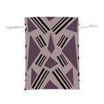 Abstract pattern geometric backgrounds   Lightweight Drawstring Pouch (L) Front