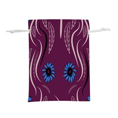Folk Flowers Print Floral Pattern Ethnic Art Lightweight Drawstring Pouch (s) by Eskimos