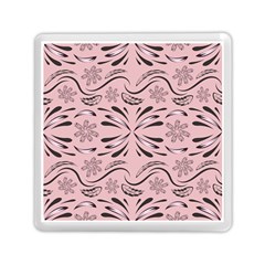 Folk Flowers Print Floral Pattern Ethnic Art Memory Card Reader (square) by Eskimos