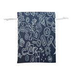 Internet Planet Drinks Lightweight Drawstring Pouch (L) Back